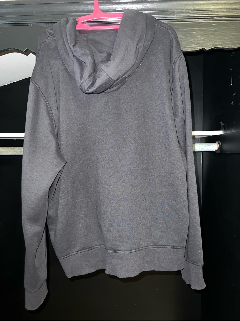Amazon Essentials Black Full-Zip Hoodie with Hood - Picture 2 of 4